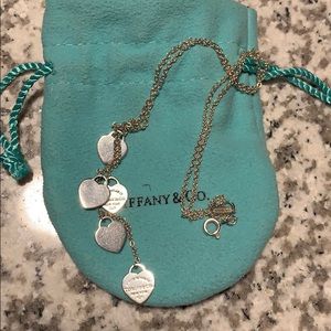Tiffany & Co- Double Drop Hearts Necklace